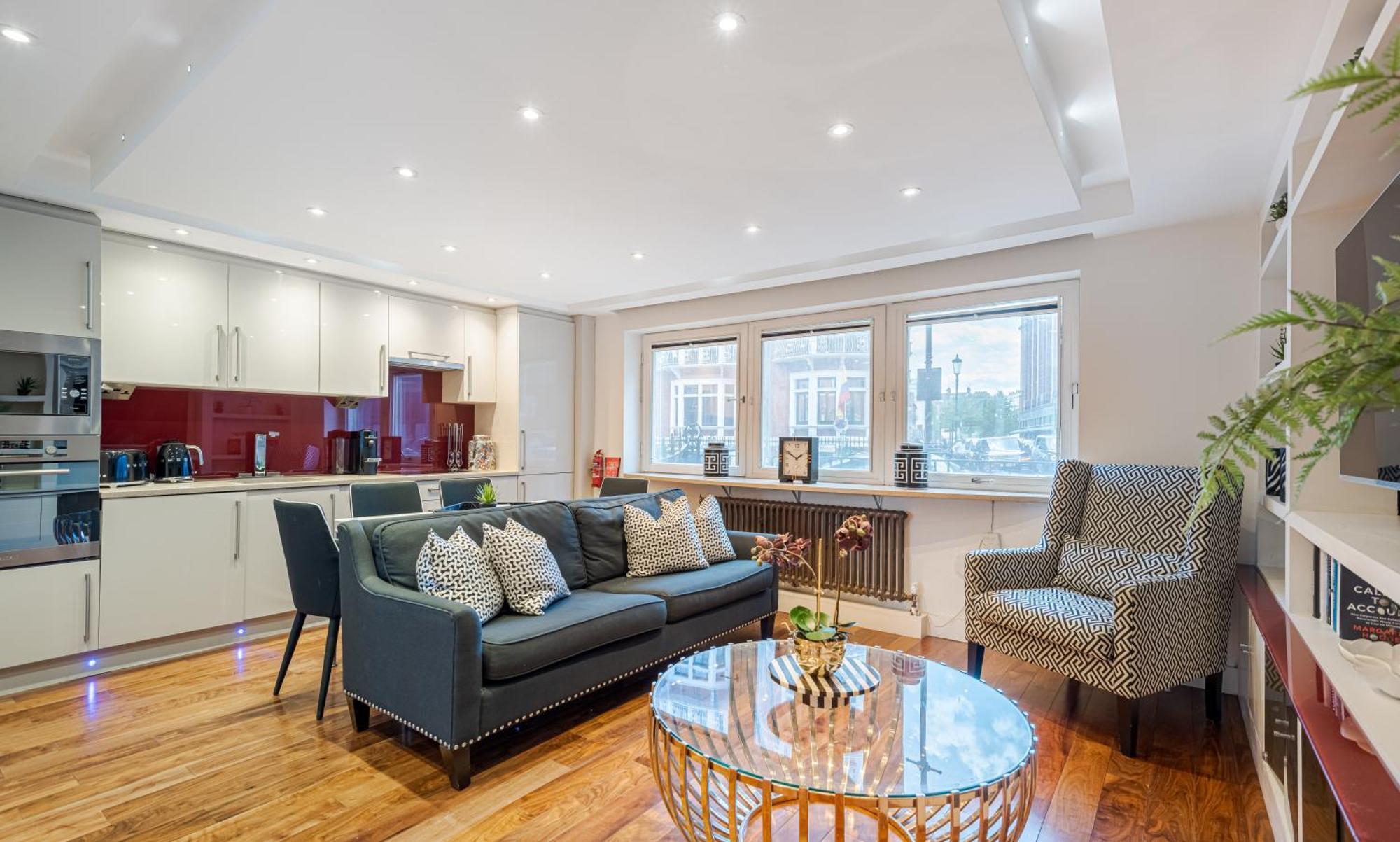 Modern 2Bd Apartment With Ac And Harrods View Apartamento